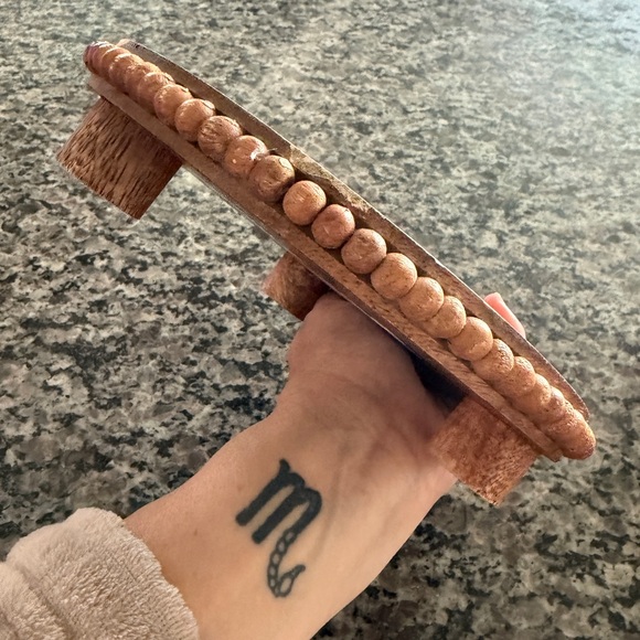 Round rustic wooden riser - Picture 5 of 5